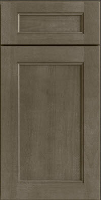 Dark Shaker Cinder Cabinets