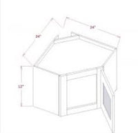 STACKER WALL GLASS DOOR CABINET WDC2412