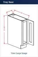 Shaker Cinder Base Cabinet 09