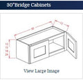 Dark Shaker Cinder Wall Cabinet 3024