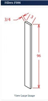 Shaker Grey Wall Filler 3 w x 96 h x 3/4 d