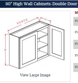 Antique White Charleston Wall Cabinet 2430