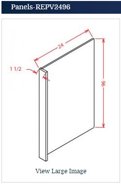 REFRIGERATOR END PANEL 2496