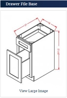 Sage Green Drawer File Base 18