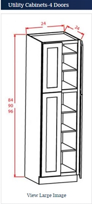 Sage Green Pantry/Utility Cabinet 248424