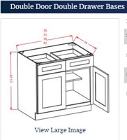 Oxford Toffee Base 33 Cabinet