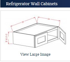 Shaker Blue Ocean Dark Wall 361224 Cabinet