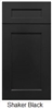 Shaker Black Sample Door