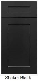 Shaker Black Sample Door