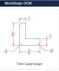 Shaker Grey Outside Corner 3/4 x 96